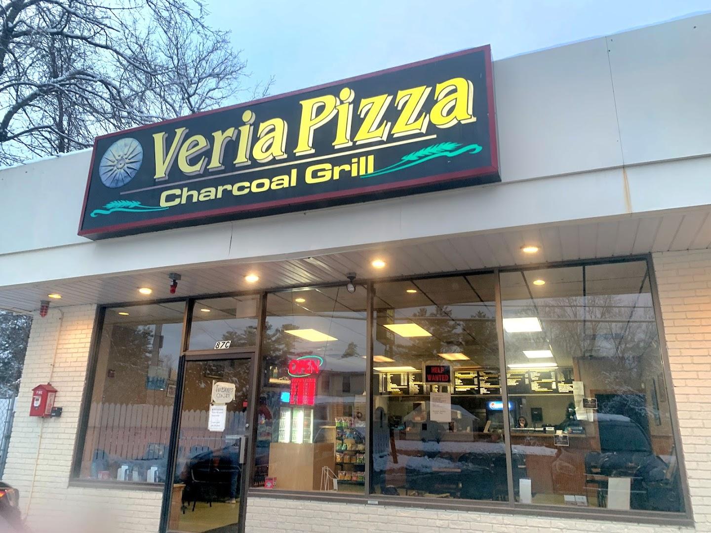 Veria Pizza Charcoal & Grill Restaurant Menu